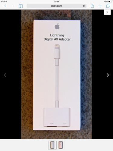 HDMI adapter iPad air 2