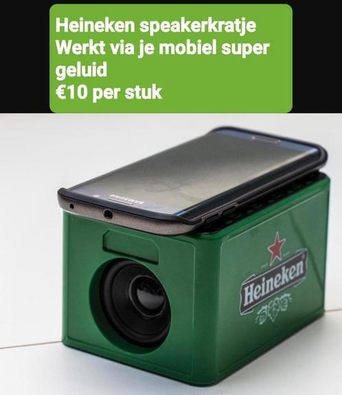 Heineken speakerkratje werkt via je mobiel super geluid 10