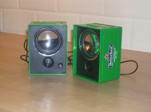 Heineken speakers met plug voor iphone samsung etc