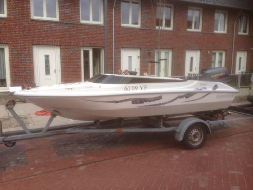 Hele nette beekman typhoon met 65 pk suzuki 