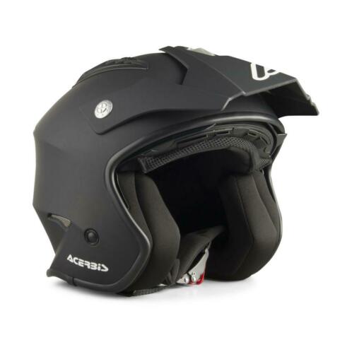 Helm Acerbis Jet Aria Zwart 2 (Jethelmen, Motorhelmen)