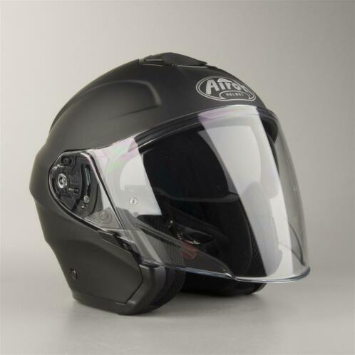 Helm Airoh Hunter Color Mat Zwart (Open Helmen, Motorhelmen)