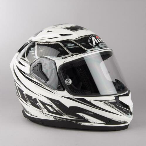 Helm Airoh T600 Knife Wit (Integraalhelmen, Motorhelmen)