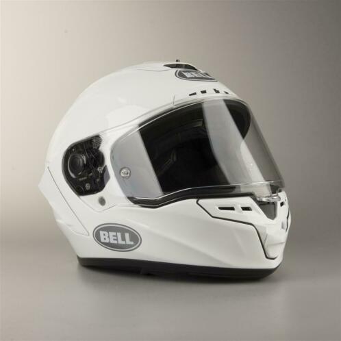 Helm Bell Star Solid Wit (Integraalhelmen, Motorhelmen)