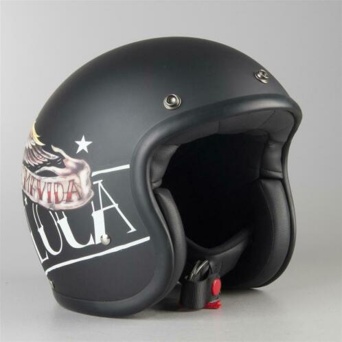 Helm DMD Vintage Vida Loca (Open Helmen, Motorhelmen)