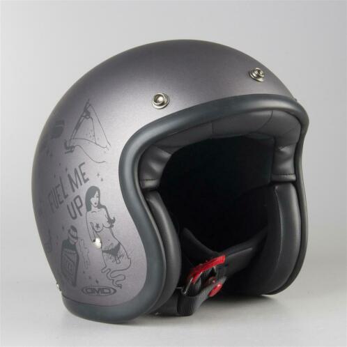 Helm DMD Vintage You Rock (Open Helmen, Motorhelmen)