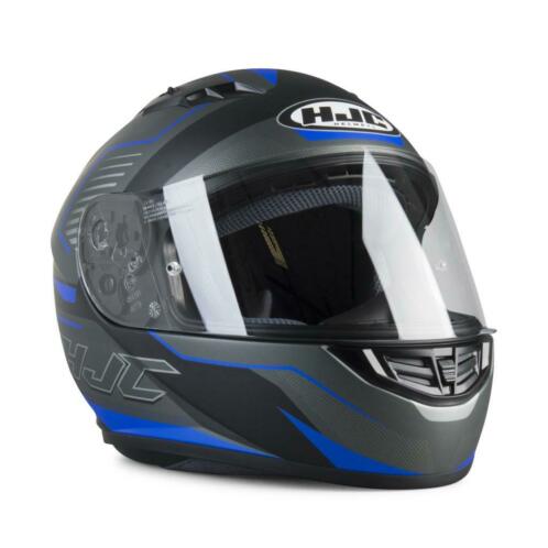 Helm HJC CS-15 Trion Mat Zwart-Grijs-Blauw (Integraalhelmen)