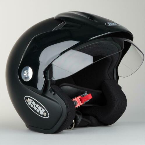 Helm IXS HX 114 Matzwart (Open Helmen, Motorhelmen)
