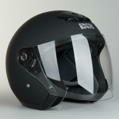 Helm IXS HX 118 Matzwart (Open Helmen, Motorhelmen)