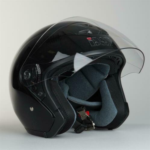 Helm IXS HX 118 Zwart (Open Helmen, Motorhelmen)