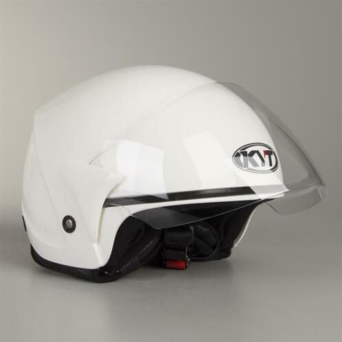 Helm KYT Cougar Wit (Open Helmen, Motorhelmen)