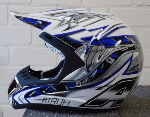 helm maat XL AIROH crosshelm GRATIS KHONS cross bril 