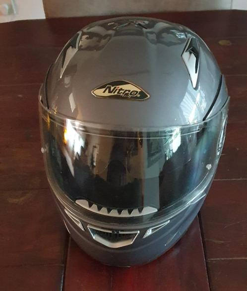 Helm nitro racing platinum L (niet gedragen)