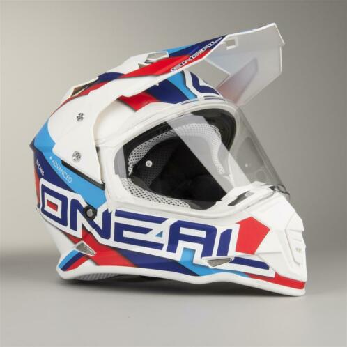Helm O039Neal Sierra II Circuit Wit-Blauw (Adventure Helmen)
