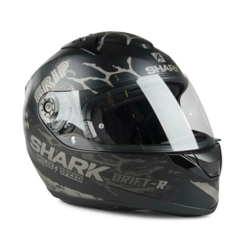 Helm Shark Ridill 1.2 Drift-R Zwart-Antraciet-Zilver