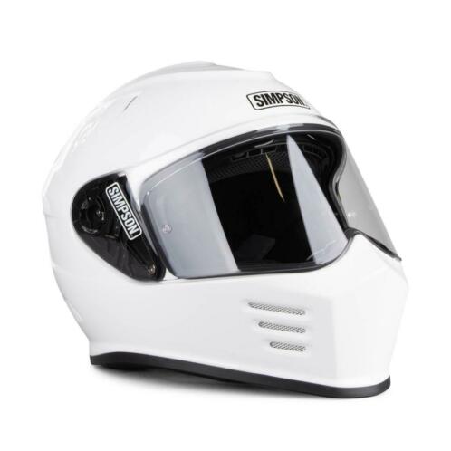 Helm Simpson Venom Wit (Integraalhelmen, Motorhelmen)