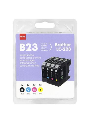 HEMA HEMA B23 4-pak vervangt Brother LC-223 sale