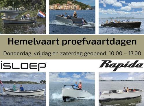 Hemelvaart proefvaartdagen  Donder-, vrij- en zaterdag