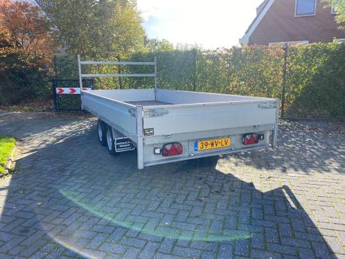 Henra plateauwagen 4.00 x 1.85 met alle opties en rijplaten