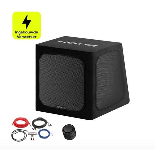 Hertz DBA 201 8 Inch 440 Watt Actieve Subwoofer GRATIS KABEL