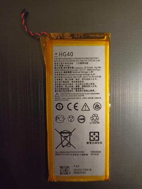 HG40 batterij voor Motorola Moto G5 plus