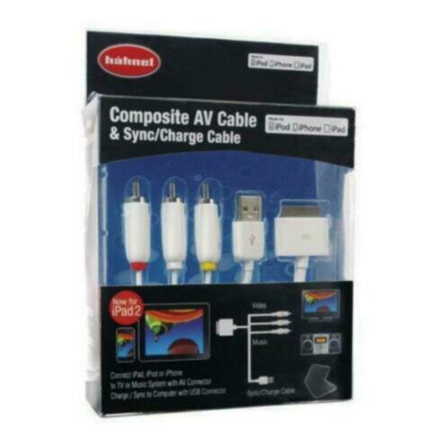 Hhnel Apple Composite AV Cable amp Sync Charge Cable