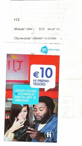 Hi Prepay-tegoed van  10,00