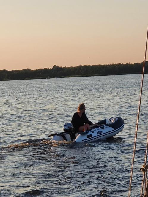 HIBO PRO Airdeck Rubberboot ZwartWit 2.70  3.5 PK Mariner