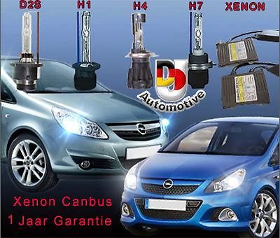HID Xenon kit CANBUS Pro. D2S H1 H4 H7 voor Opel,