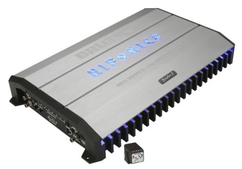 Hifonics BRX3000D monoblok 1-kanaals versterker met 1500 RMS