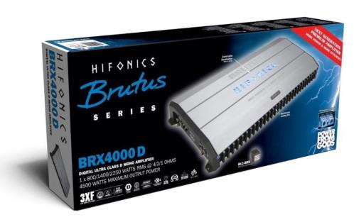 Hifonics BRX4000D monoblok 2250 RMS van 699 nu 629,-