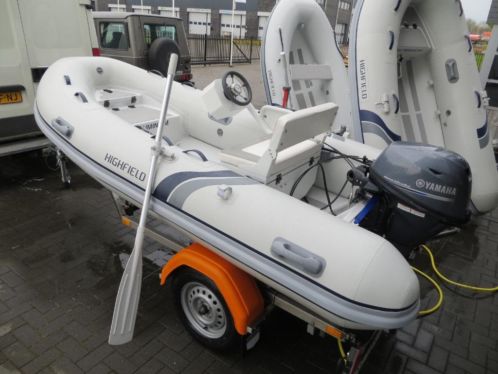 Highfield aluminium RIB, Classic340BLT, Yamaha 15pk, demo