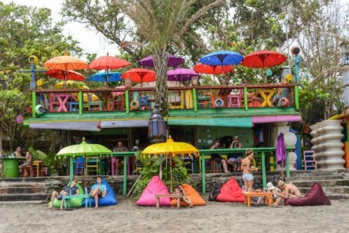 Hippe Ibiza of Balinese parasols satijn waterafstotend