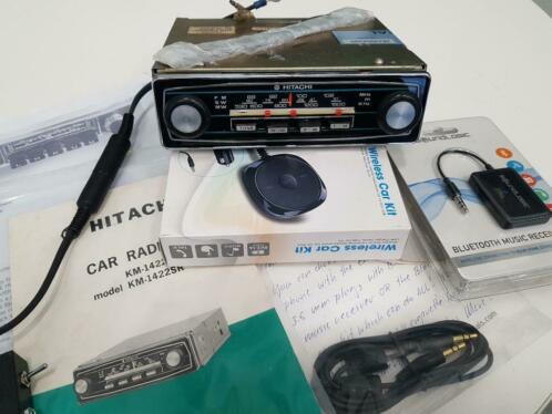 Hitachi Klasieke Radio MP3 en Bluetooth UNIEK 6070er jaren