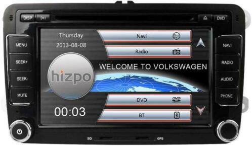 Hizpo 7 inch 2 DIN autoradio voor VW Golf Skoda Seat