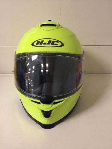 HJC IS17 Helm Fluoride Geel ZGAN Maat M58