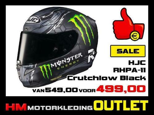  HJC RPHA 11 Monster Energy Helm - Crutchlow Replica Black