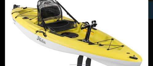 Hobie Trapkano met fietskar en kayakpeddel.