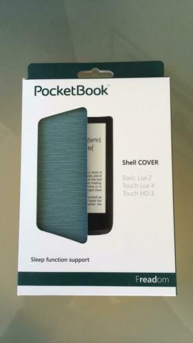 Hoesje e-reader. Pocketbook turquoize