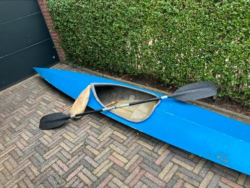 Holland kajak 510cm met peddel en karretje