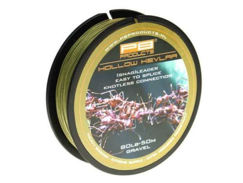 Hollow Kevlar Snag Leader 80 lb 50 m. PB Products