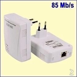 HOMEPLUG Homeplug adapter-set met 85 Mbs snelheid