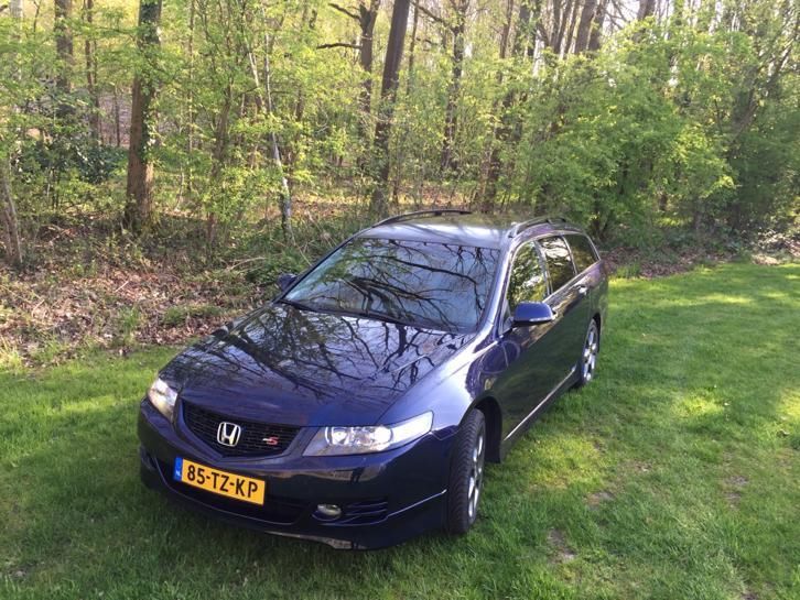 Honda Accord 2.4 I Tourer Type S AUT 2007 Blauw