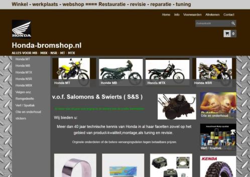 Honda-Bromshop.nl. voor MB - MBX - NSR - MT - MTX onderdelen