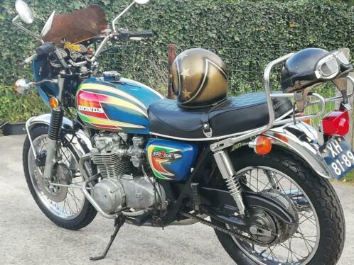 Honda Cb 500cc Seventies Bike - Special Paint - Echt Cult