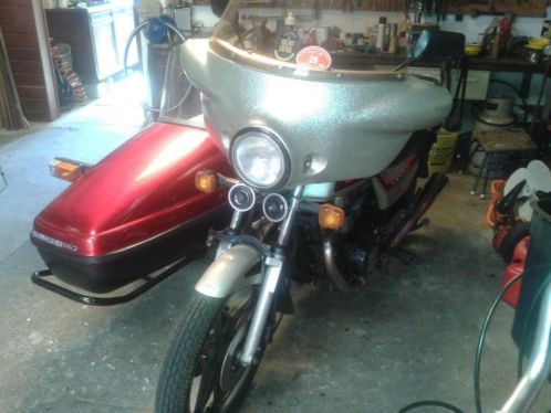 Honda CB450N met zijspan