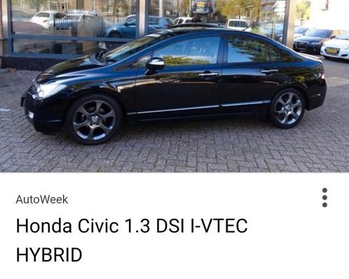 Honda civic 1.3 DSI I-VTEC HYBRID ZWART