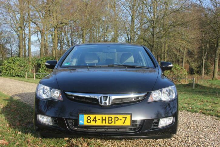 Honda Civic 1.3 Vtec Hybrid 4DR C-tr. 2008 Zwart