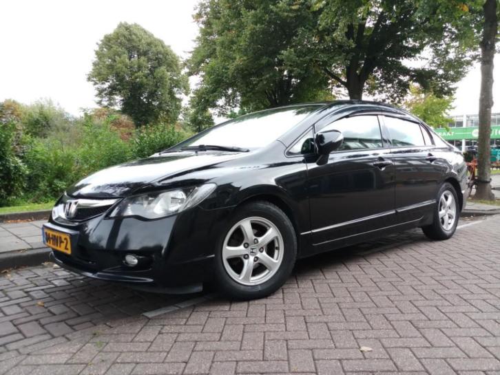 Honda Civic 1.3 Vtec Hybrid 4DR C-tr. 2009 Zwart