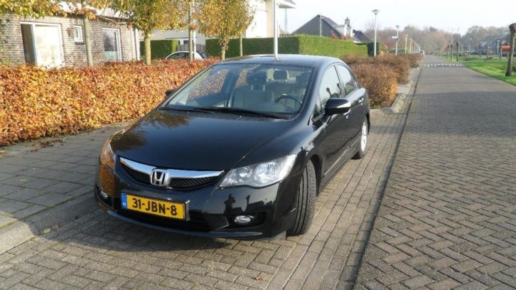 Honda Civic 1.3 Vtec Hybrid 4DR C-TR. 2009 Zwart